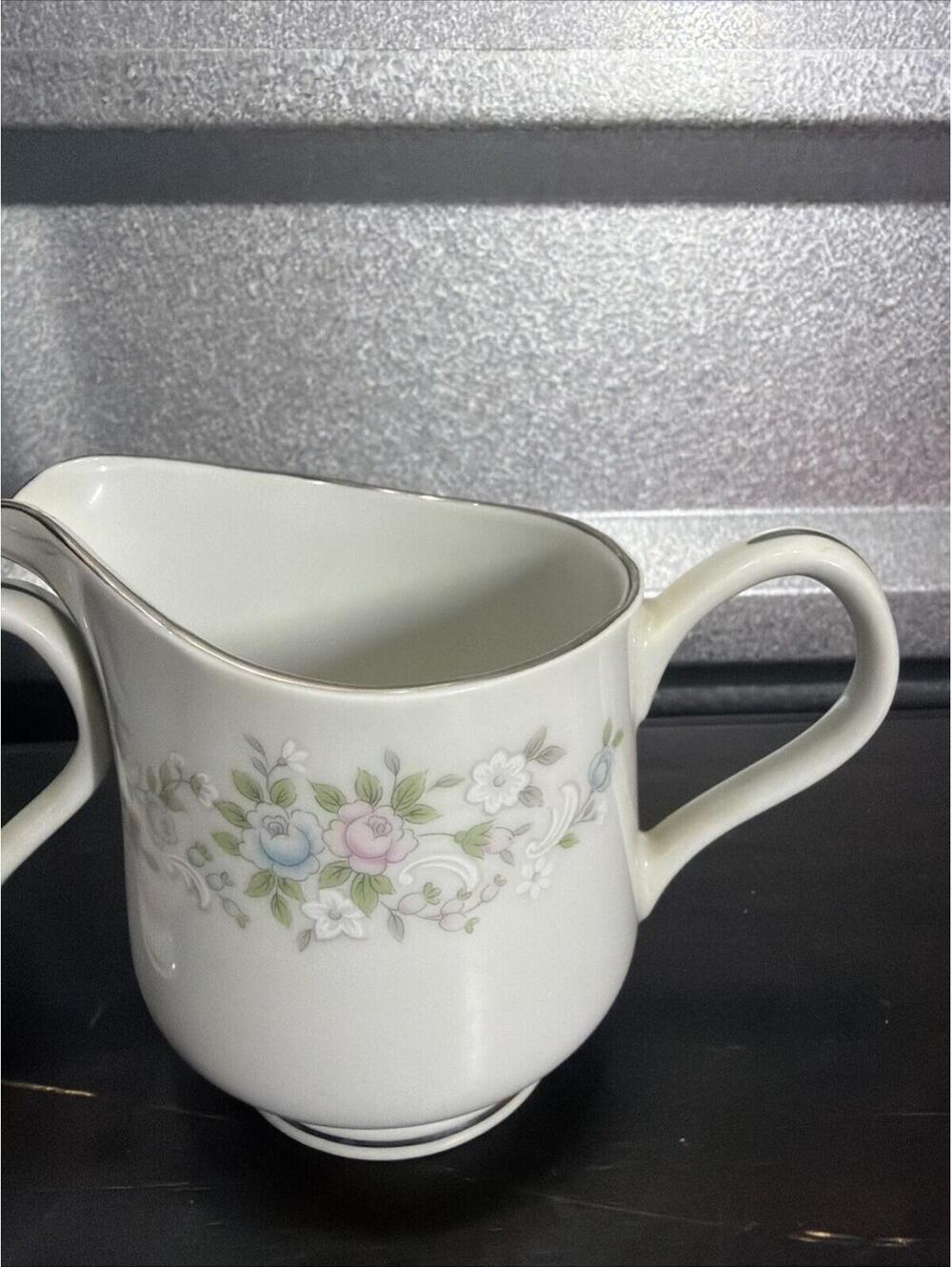 Set Of 2 Vintage Carlton Corsage 481 Cream & Sugar bowl * - Picture 3 of 10